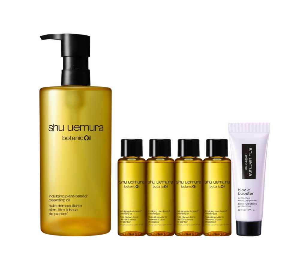 botanicoil indulging plant-based^ cleansing oil 450ml set